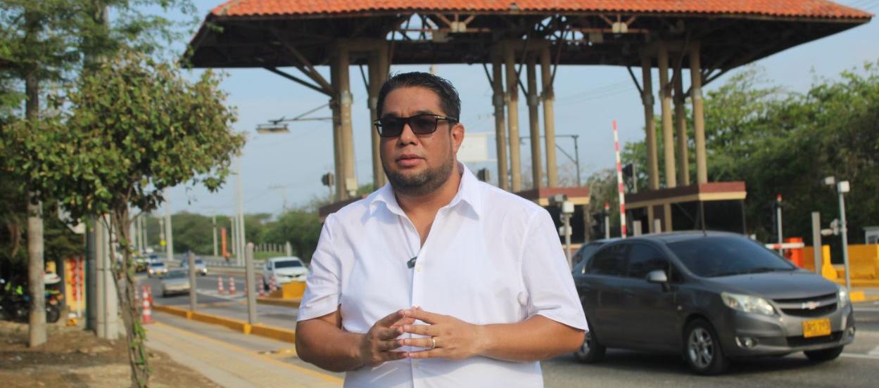 Plinio Cedeño, alcalde de Puerto Colombia.