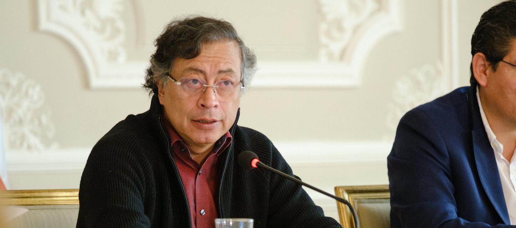 El Presidente Gustavo Petro.