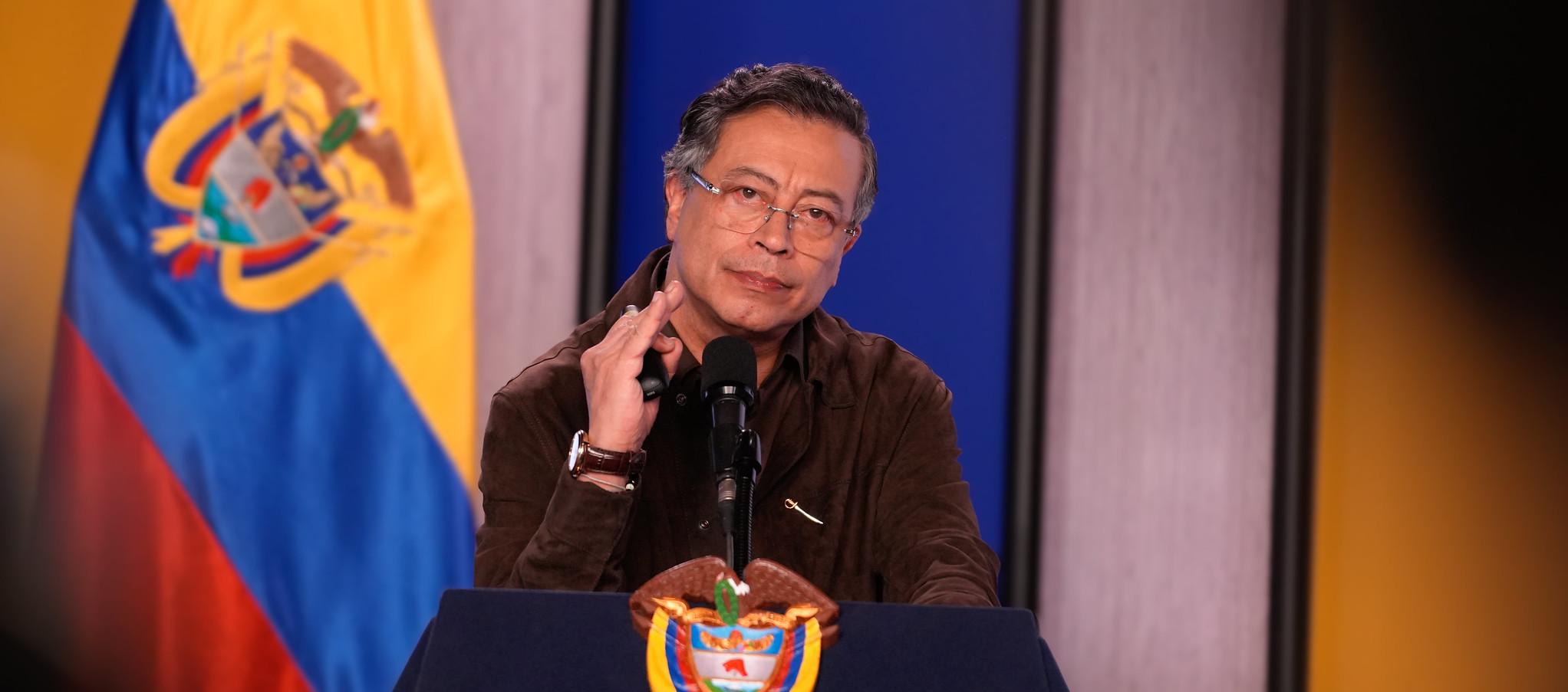 El Presidente Gustavo Petro.