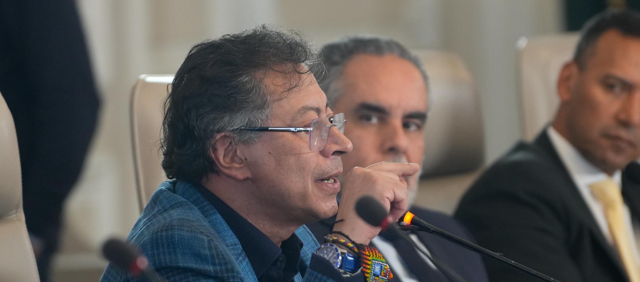 El Presidente de Colombia, Gustavo Petro.