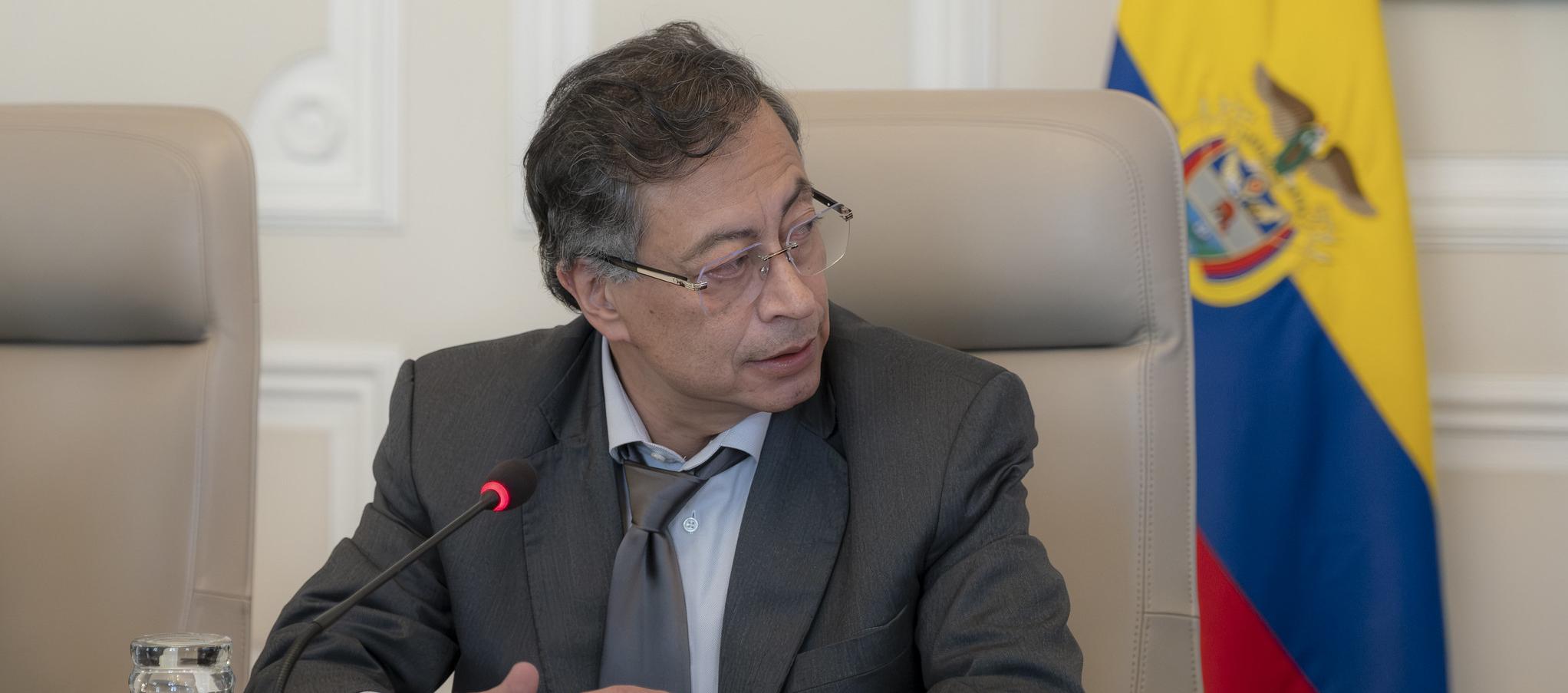 El Presidente Gustavo Petro.