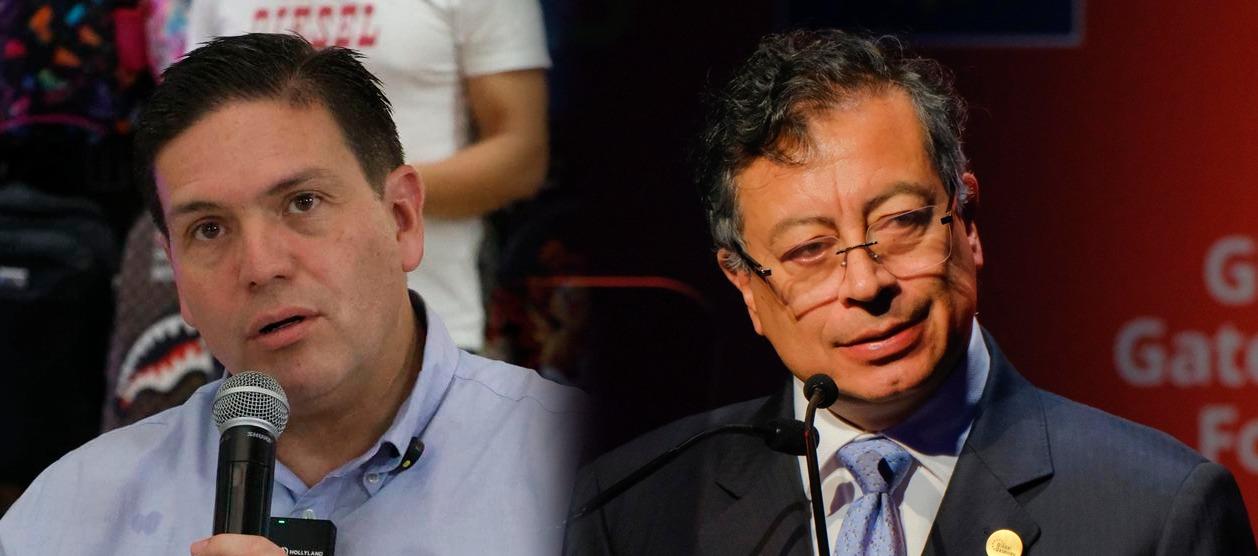 Juan Carlos Pinzón y Gustavo Petro.