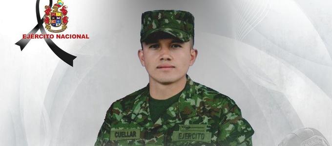 Soldado Johan Cuéllar Gaitán. 