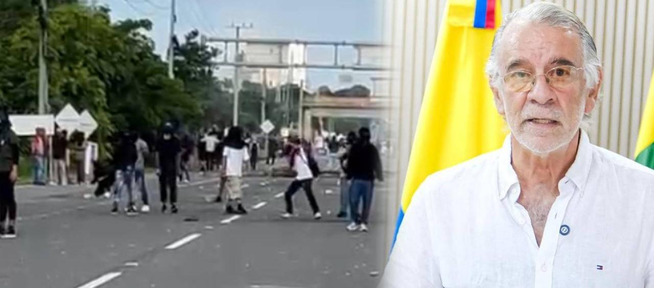 Protesta de los estudiantes de la Universidad del Atlántico / Eduardo Verano.