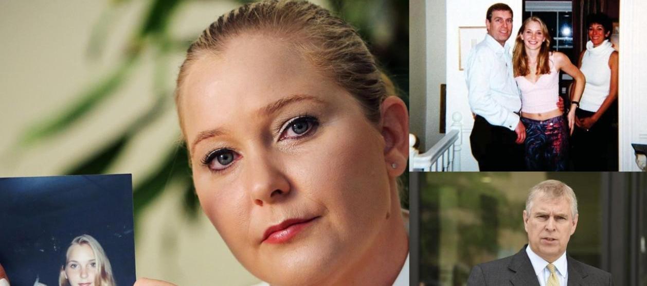 Virginia Giuffre y el príncipe Andrés.