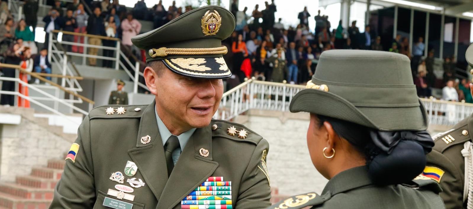 Director de la Policía Nacional, brigadier general William Rincón Zambrano.