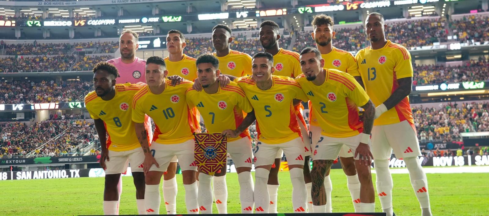 Selección Colombia que se enfrentó a México el pasado 11 de octubre.