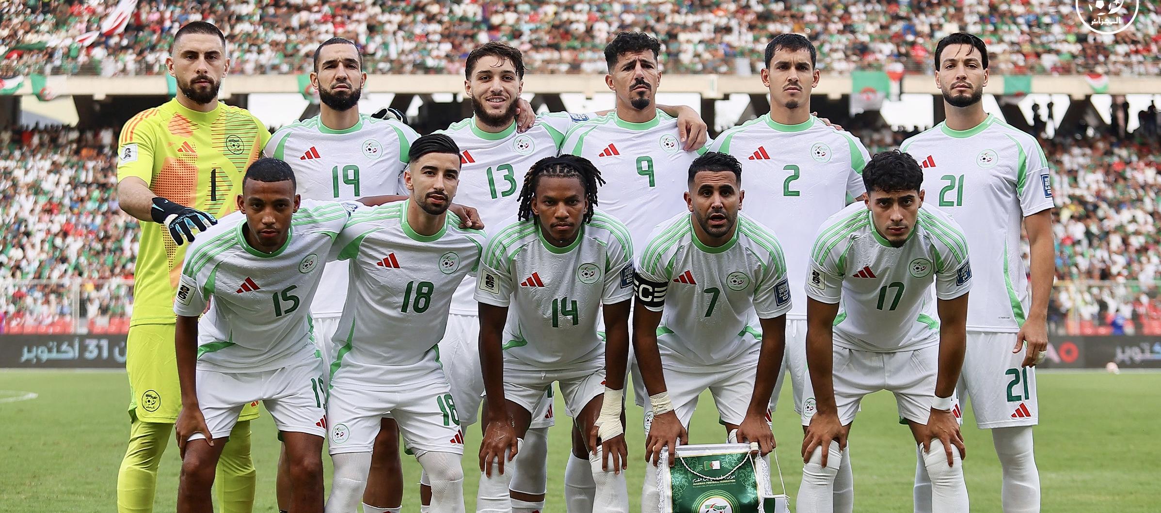 Seleccionado de fútbol de Argelia, clasificado al Mundial de 2026.