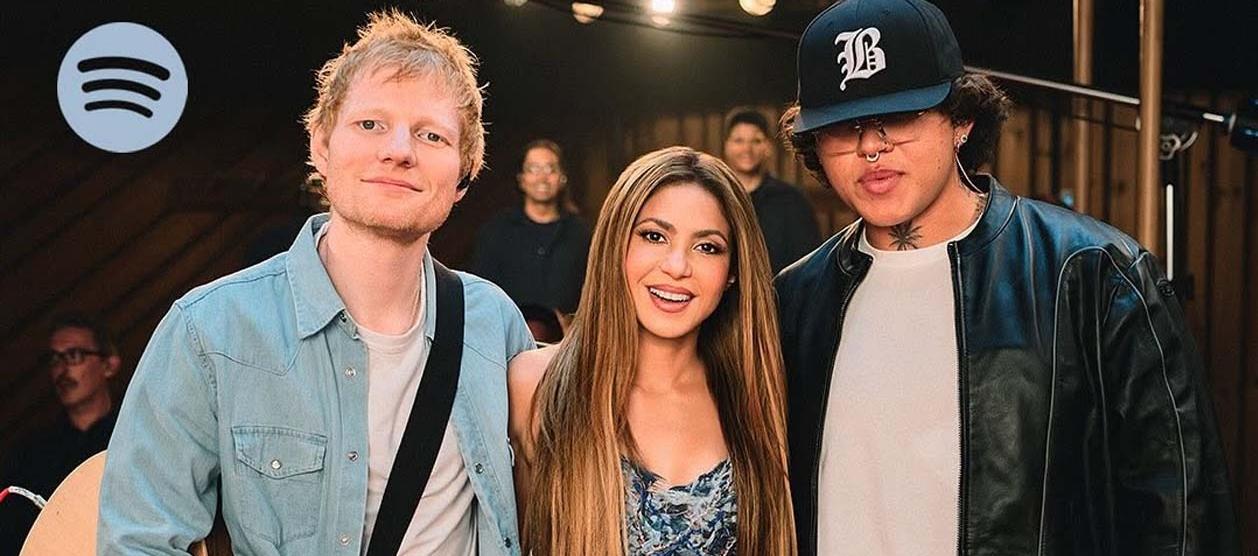 Ed Sheeran, Shakira y Beéle. 