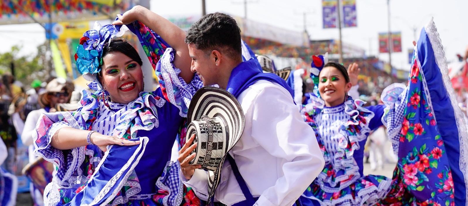 La cumbia es una de las danzas más representativas del Carnaval de Barranquilla. 