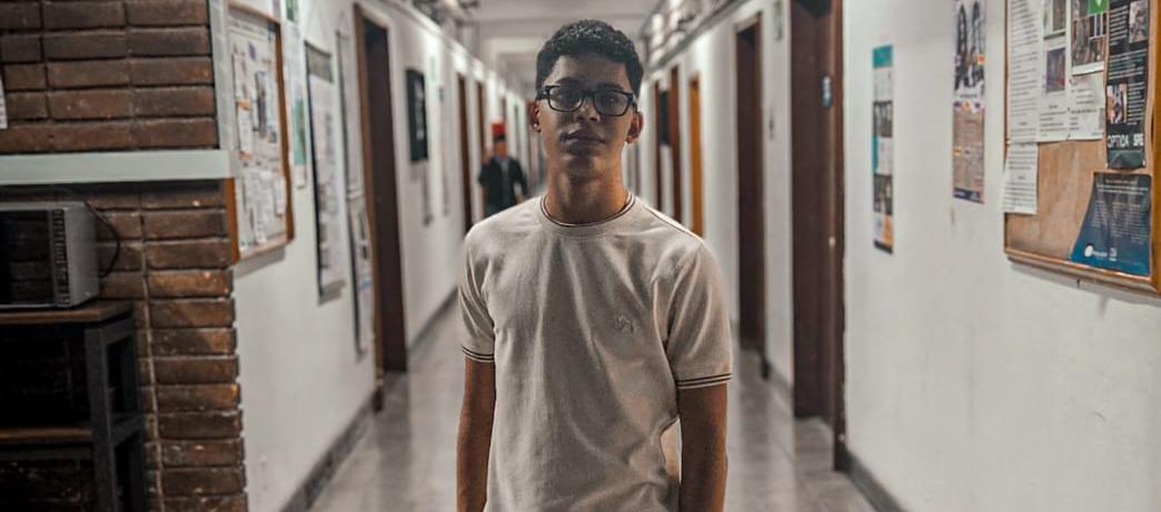 Juan David Barrios Aragón, estudiante de undécimo grado del Nuevo Colegio del Prado.