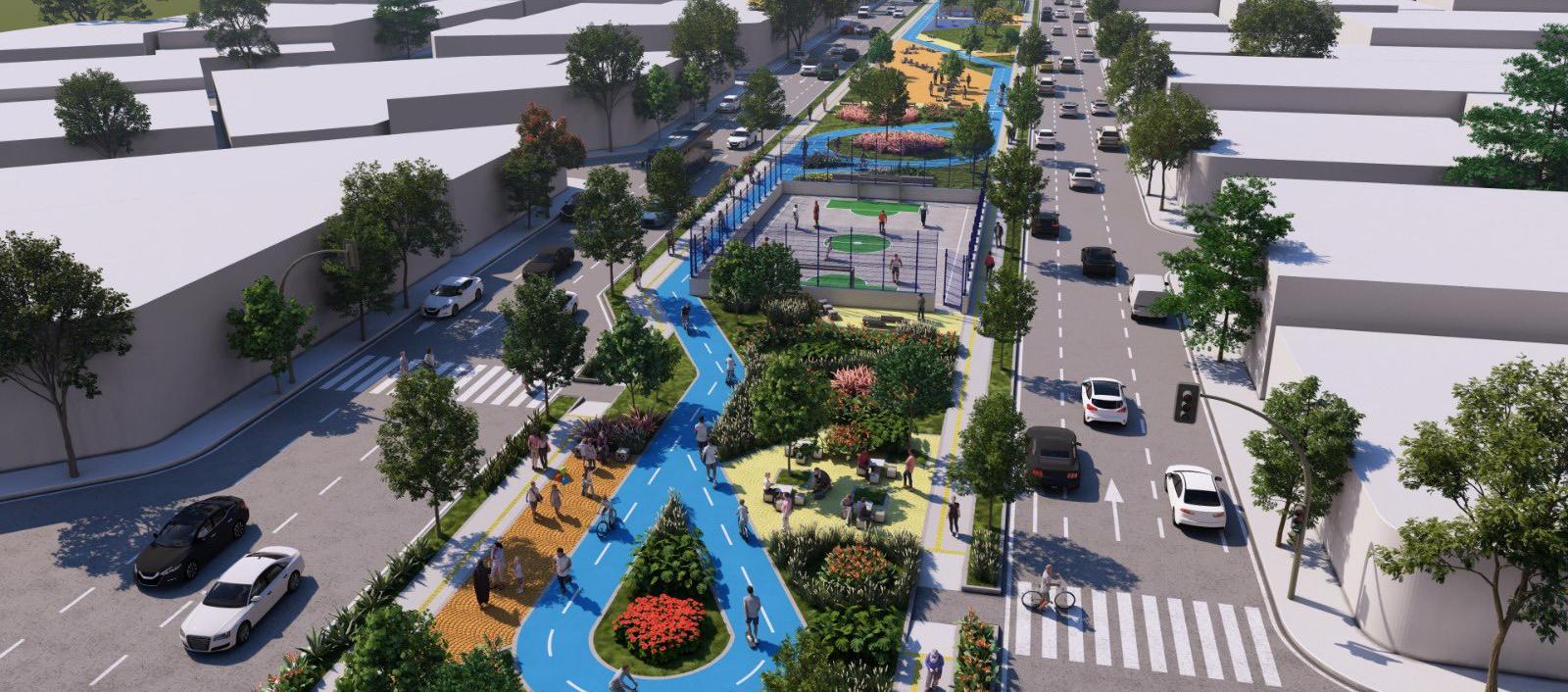 Bulevar Simón Bolívar.