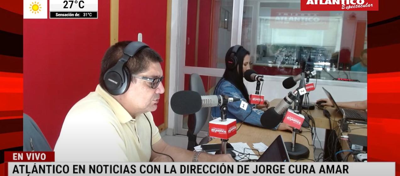 Transmisión de Atlántico en Noticias.