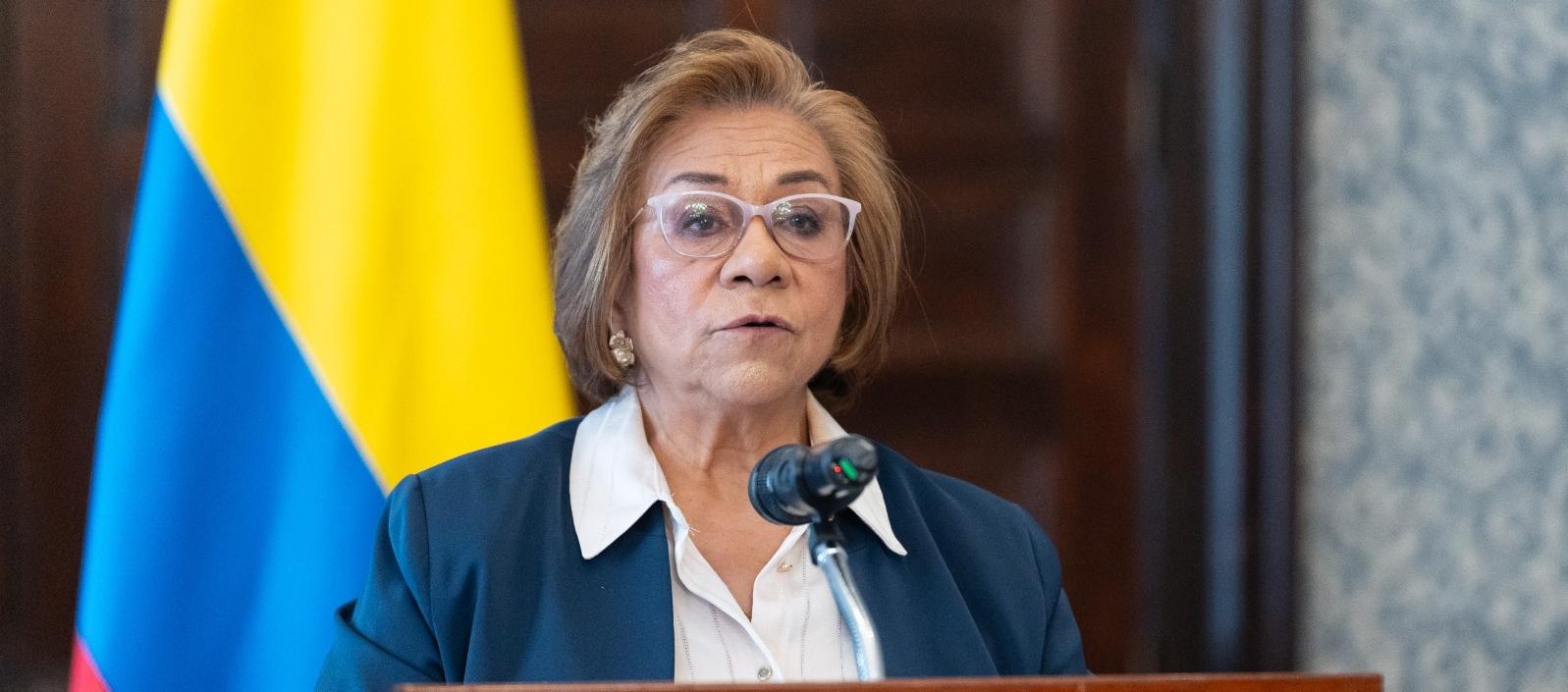 Yolanda Villavicencio, canciller de Colombia.