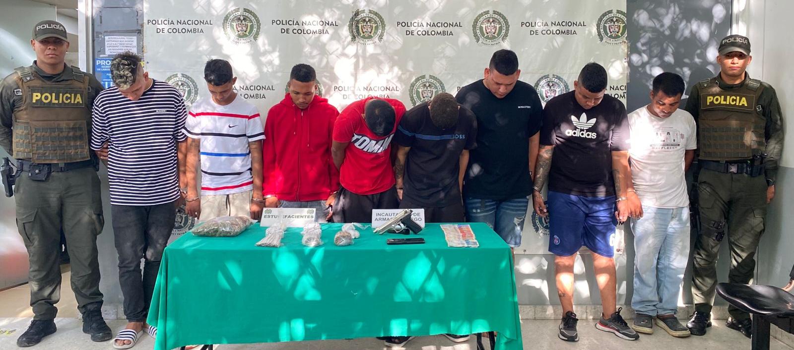 Serían presuntos integrantes de la banda ‘Los cogelones’.