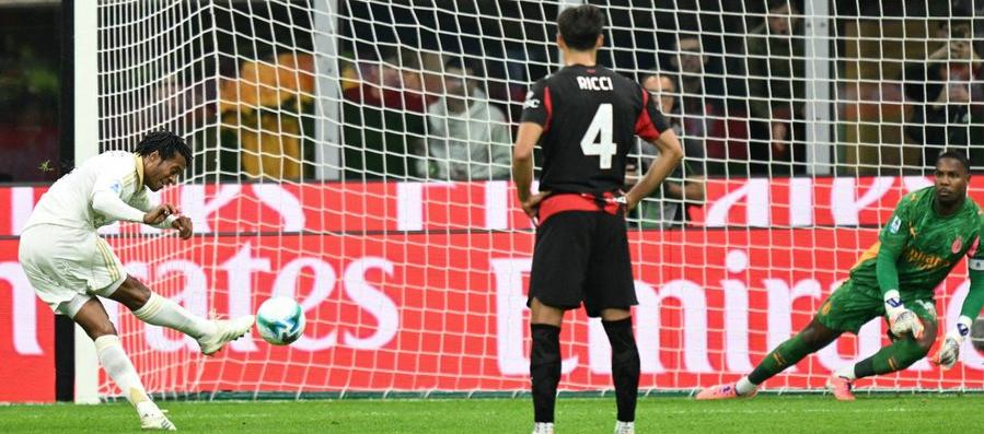 La pena máxima ejecutada y convertida por Juan Guillermo Cuadrado. 