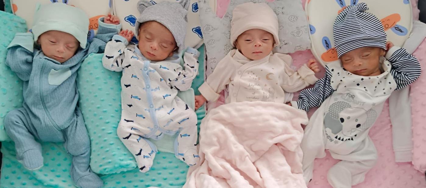 Cuatrillizos en Barranquilla.