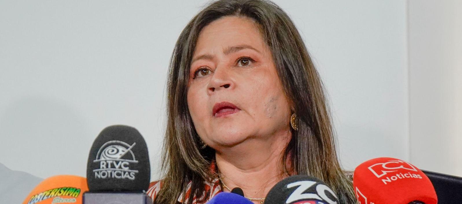 María Fernanda Rojas, ministra de Transporte.