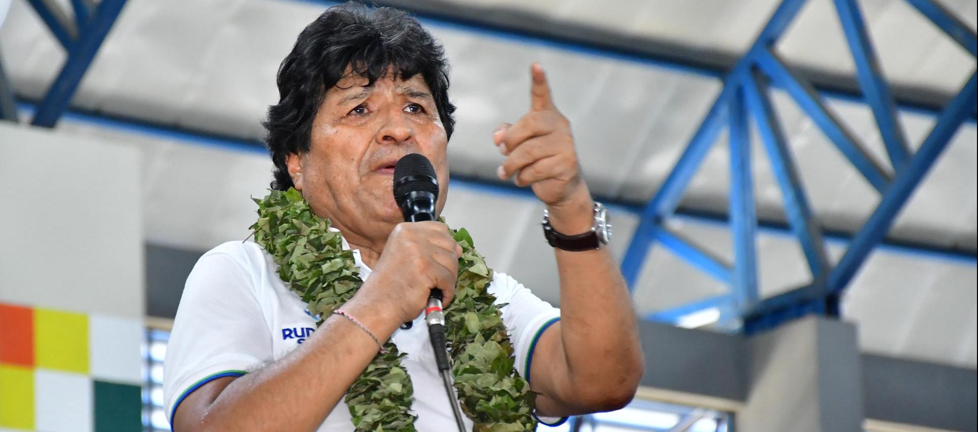 Evo Morales, expresidente de Bolivia.
