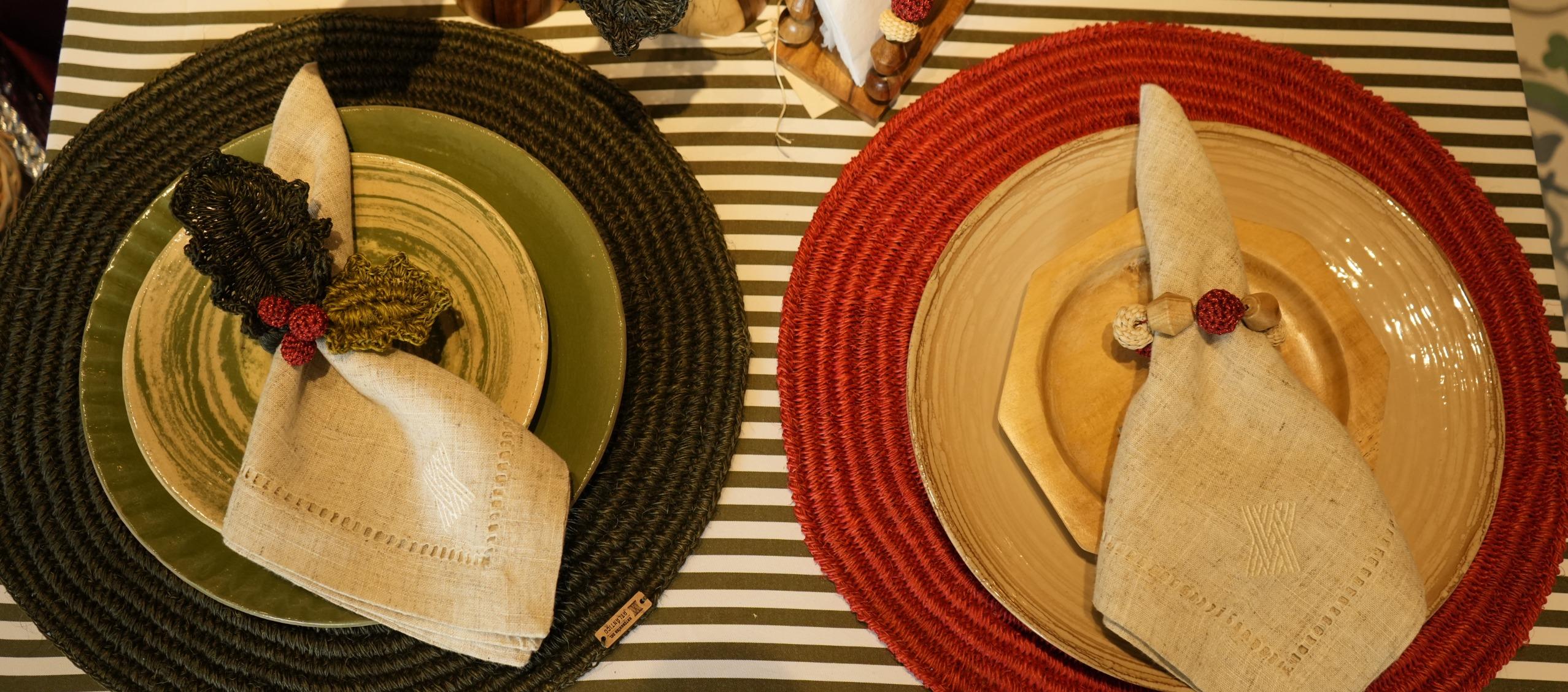 Estos son algunos artículos que tejen los artesanos del departamento. 