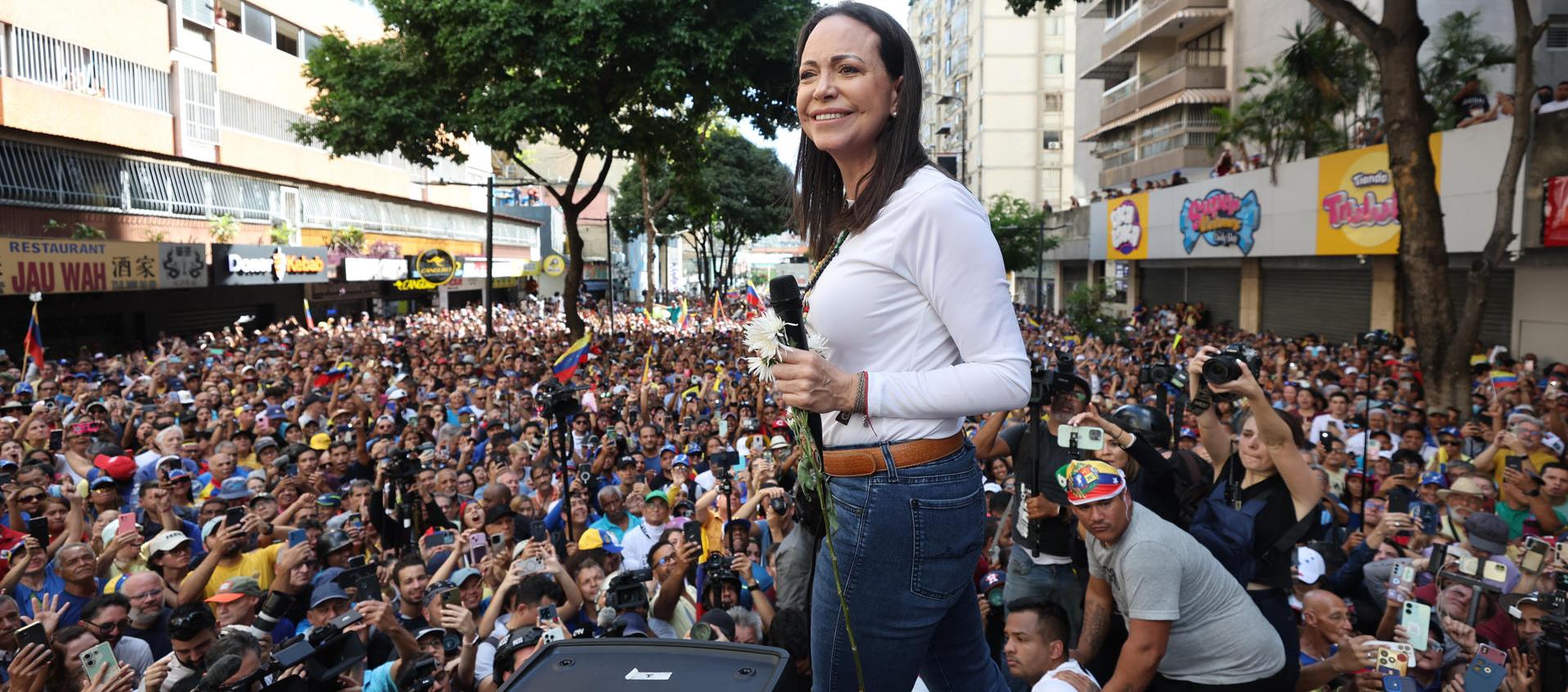 María Corina Machado, opositora venezolana.