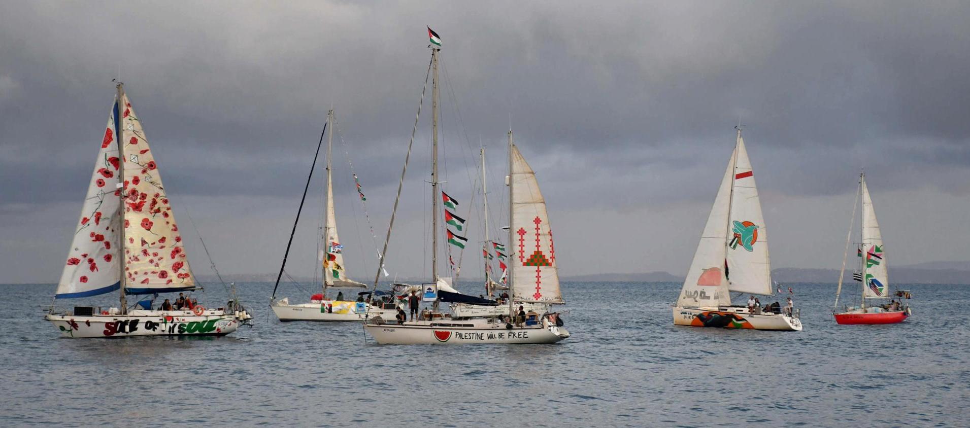 Israel intercepta embarcaciones de la Globla Sumud Flotilla.