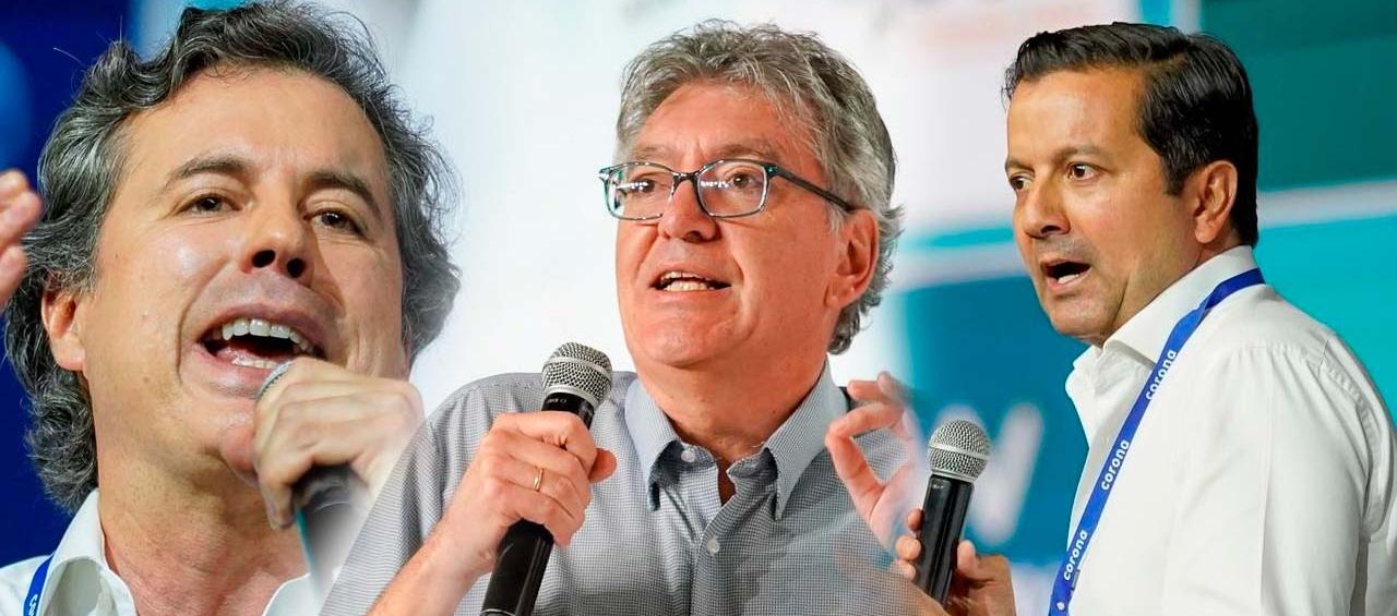 Juan Manuel Galán, Mauricio Cárdenas y David Luna. 