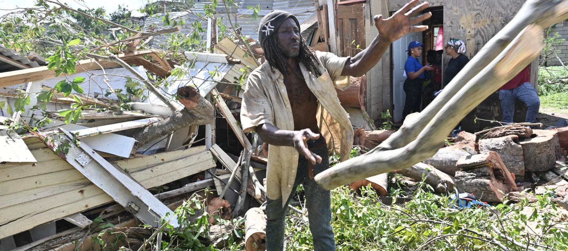 Huracán Melissa en Jamaica.