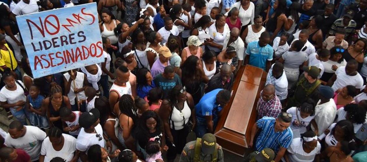 Líderes sociales asesinados