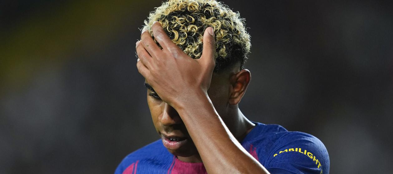Lamine Yamal, delantero del Barcelona.