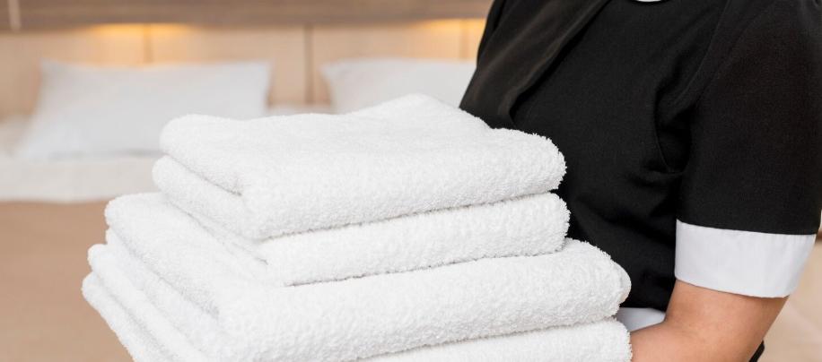 Lavandería de hotel.