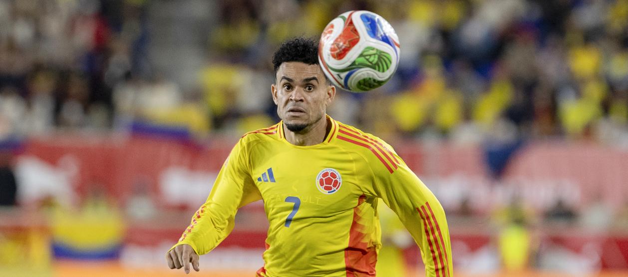 Luis Díaz tuvo la opción de gol más clara del partido para Colombia.