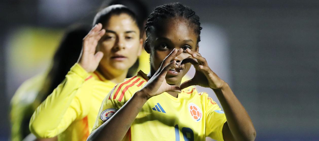 Linda Caicedo, delantera de la Selección Colombia femenina. 