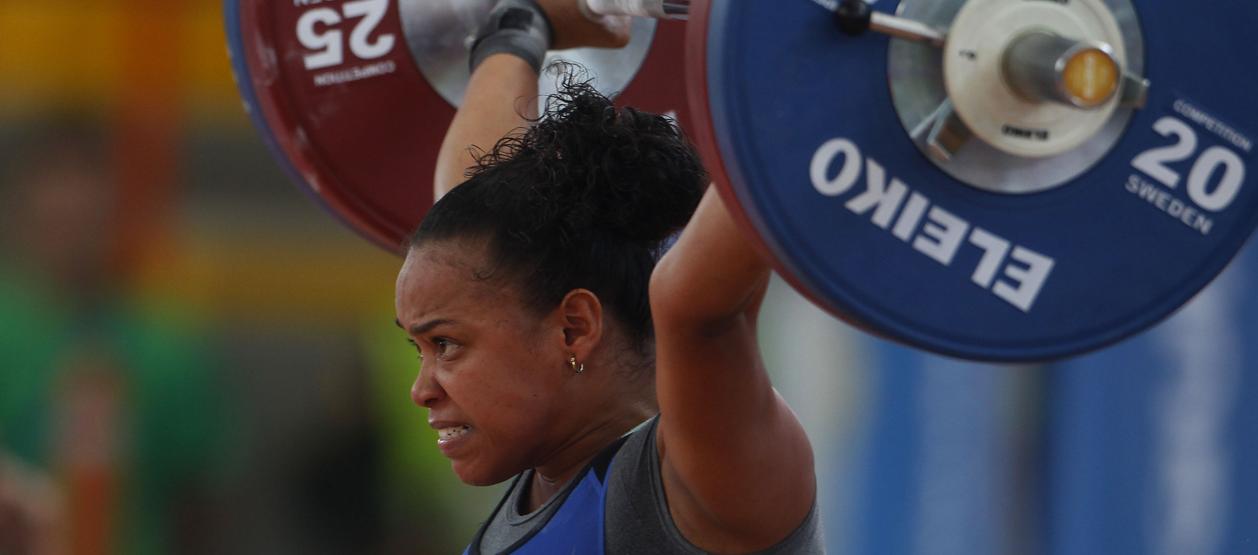 Mari Leivis Sánchez, pesista colombiana. 