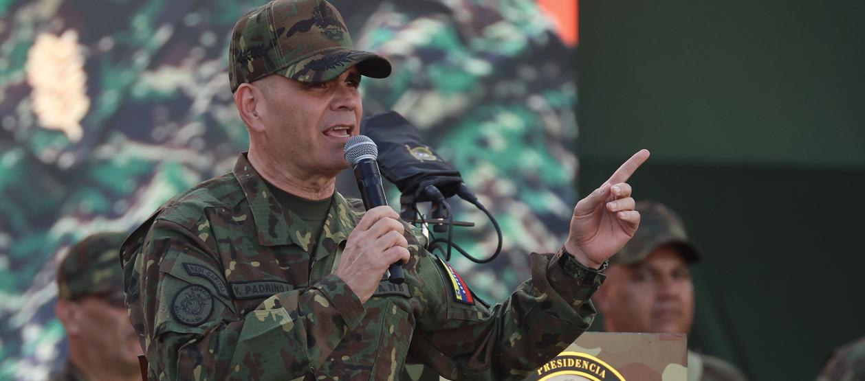 Vladimir Padrino López, ministro de Defensa de Venezuela. 