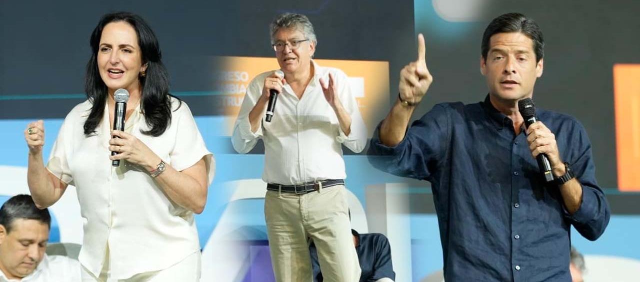 María Fernanda Cabal, Mauricio Cárdenas y Mauricio Gómez.