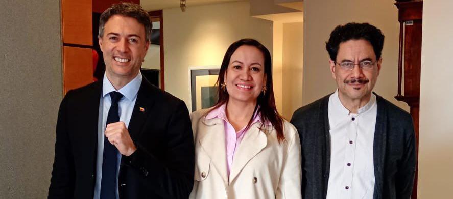 Daniel Quintero, Carolina Corcho e Iván Cepeda.