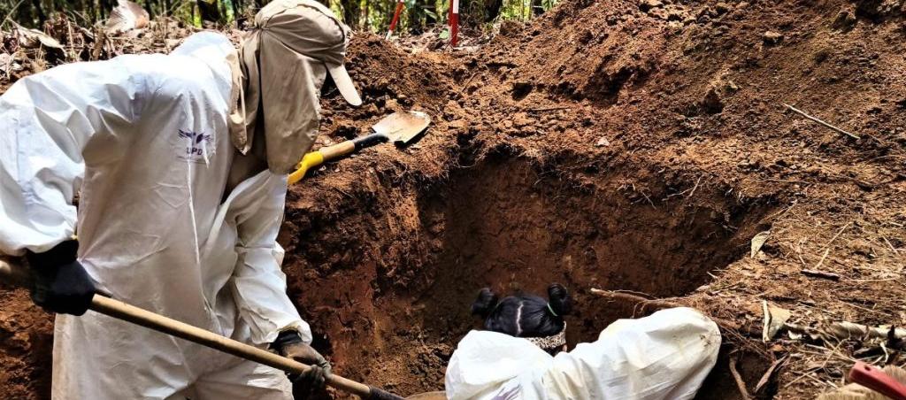 Recuperación de cuerpos en Antioquia.