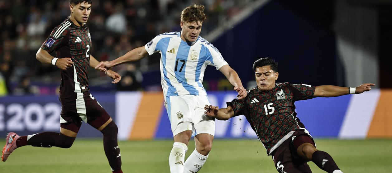 Mateo Silvetti marcó el segundo gol de Argentina. 