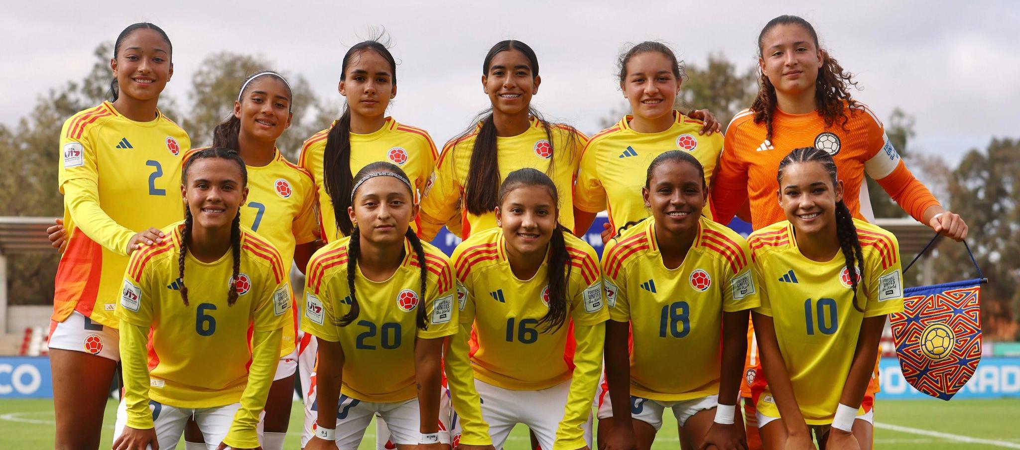 Selección Colombia femenina sub-17, eliminada del Mundial de Marruecos.