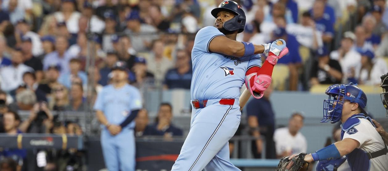 Vladimir Guerrero Jr. bateó un jonrón de dos carreras ante Ohtani en el tercer episodio.