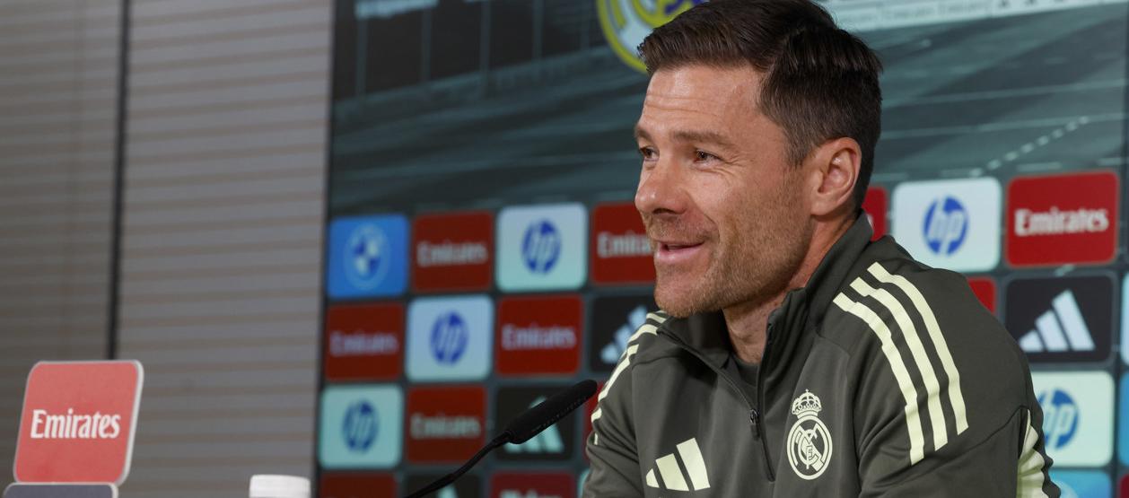 Xabi Alonso, entrenador del Real Madrid. 