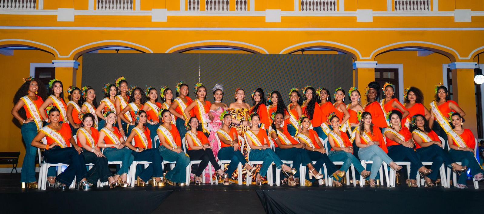 Candidatas al Reinado Popular. 