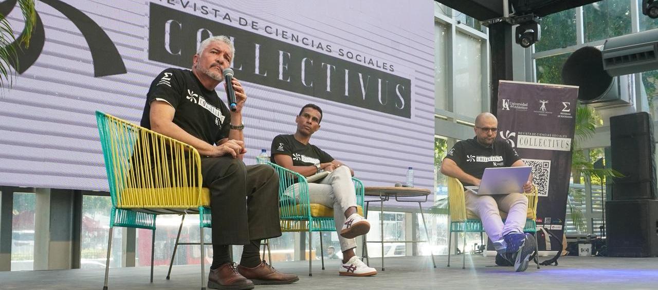Blas Zubiría Mutis, Adriano Diez Jiménez y José Manuel Romero Tenorio, docentes de al Universidad del Atlántico.