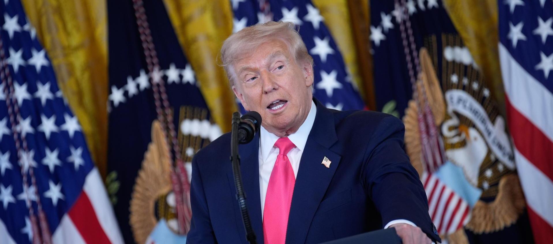 Donald Trump, Presidente de Estados Unidos.