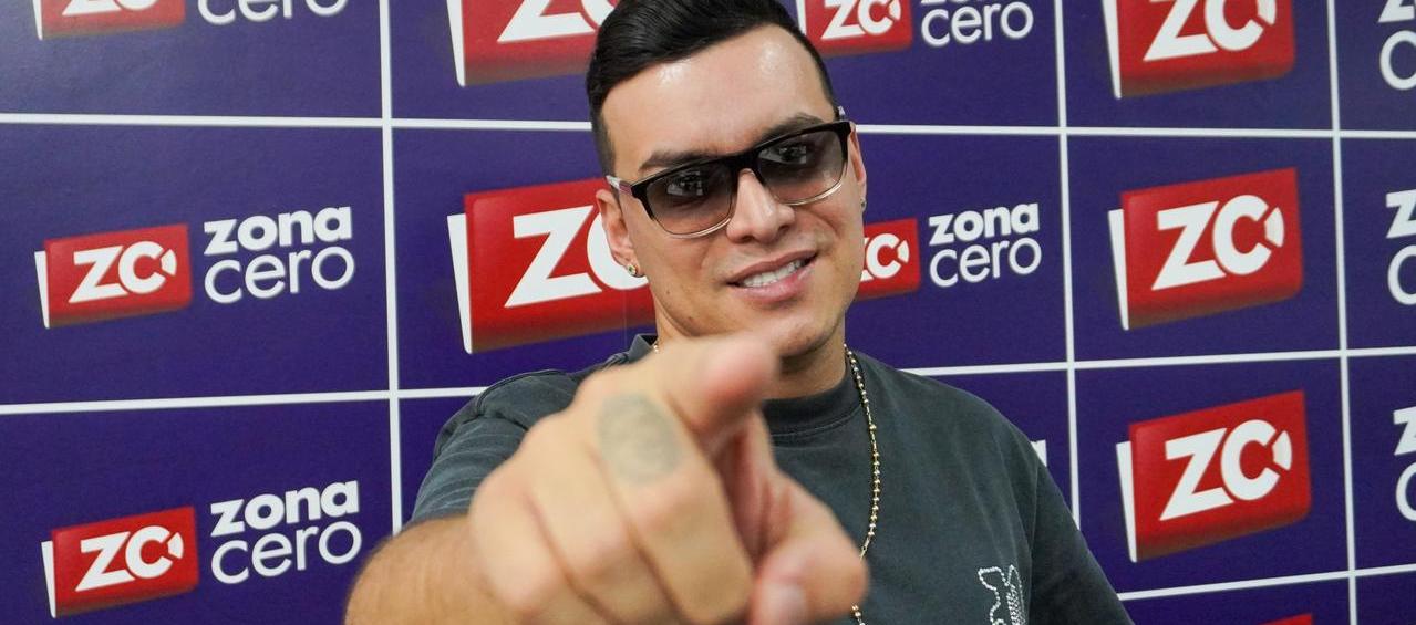 Yeison Jiménez en la redacción de Zona Cero.