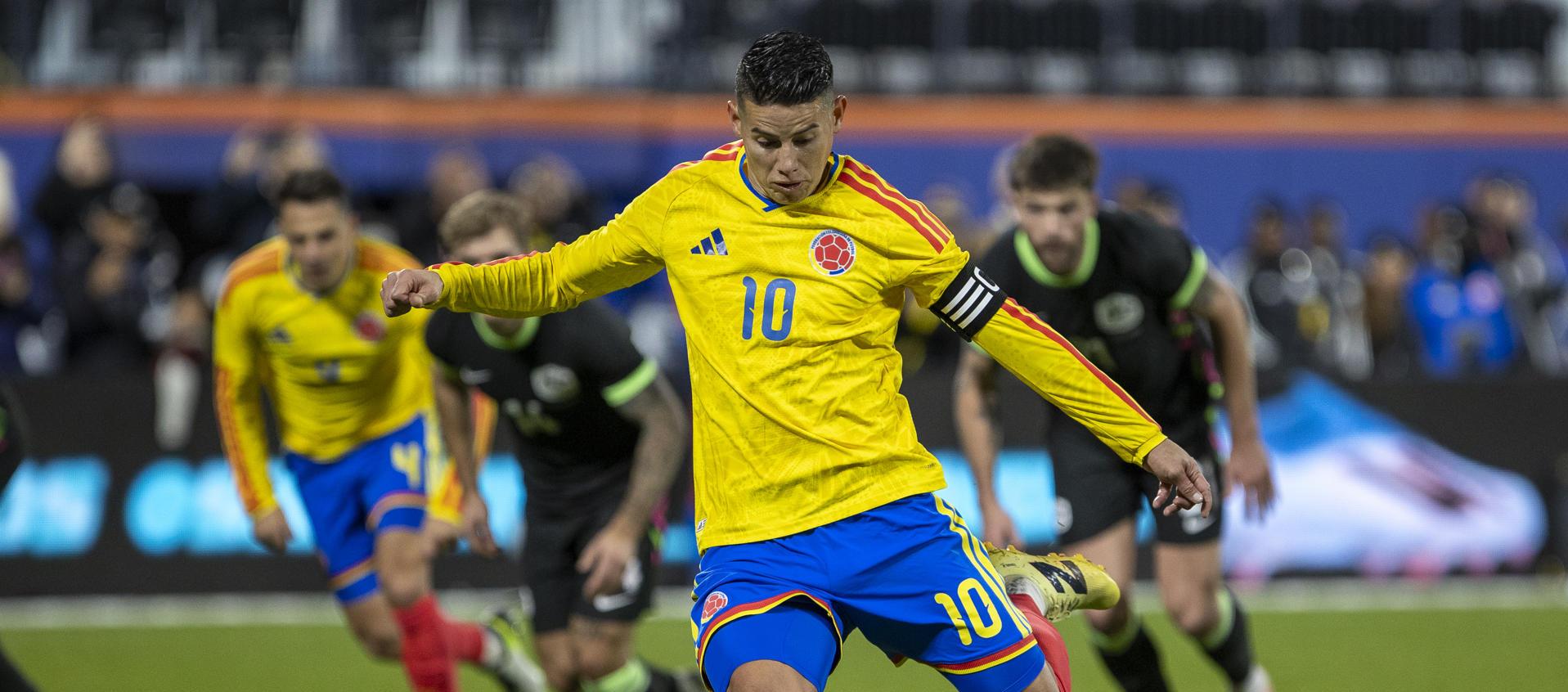 James Rodríguez, capitán de la Selección Colombia.