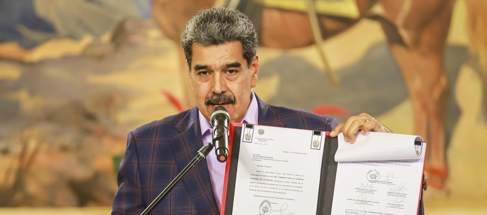 El Presidente de Venezuela, Nicolás Maduro.