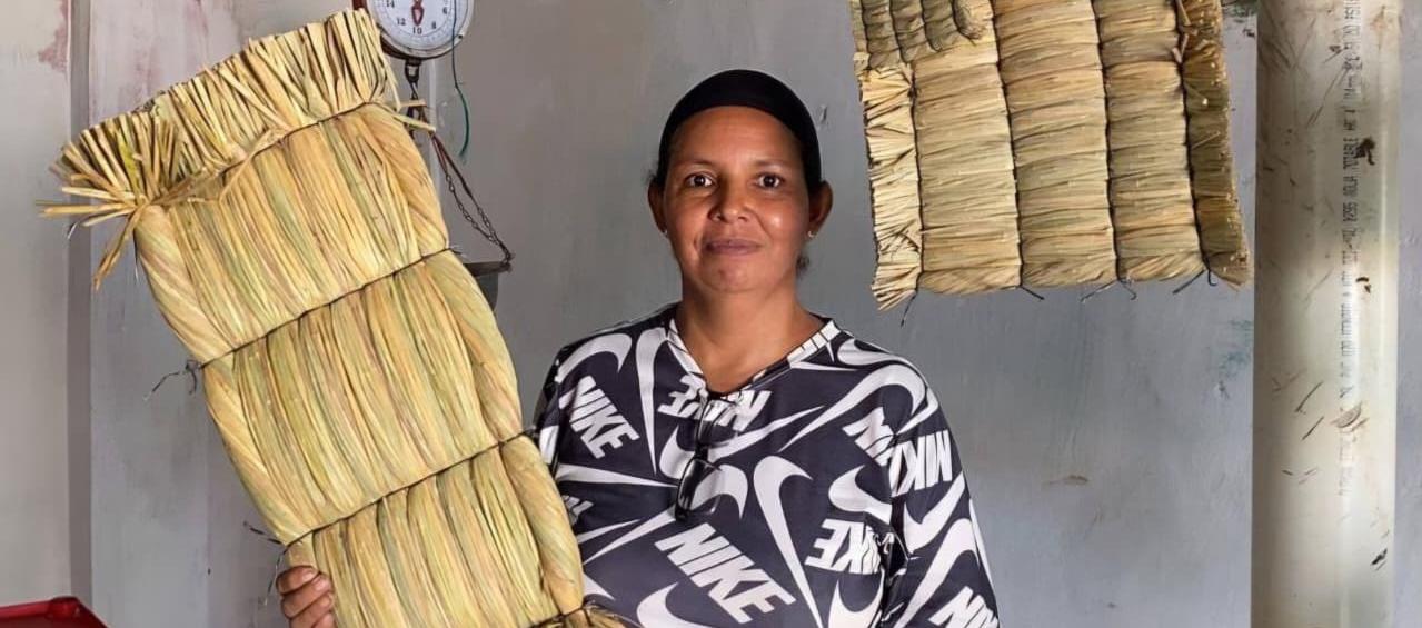 María Josefa Romo Olaya, beneficiaria del proceso de restitución en El Piñón, Magdalena.