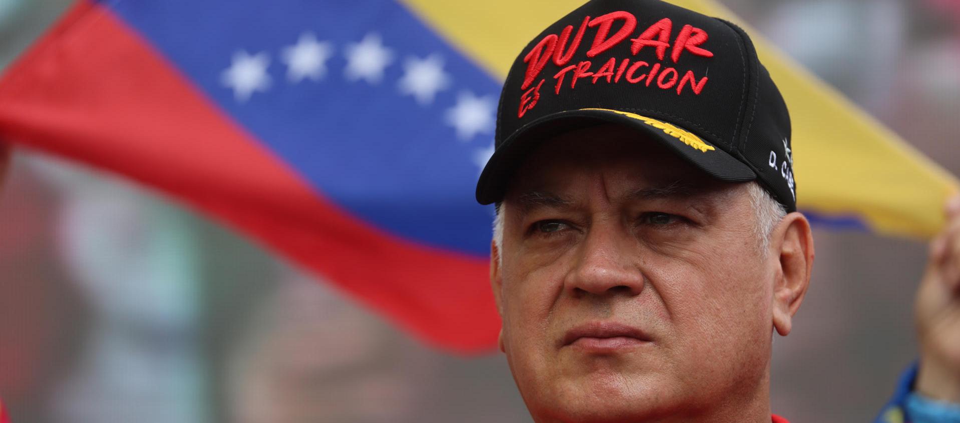El ministro de Interior de Venezuela, Diosdado Cabello.